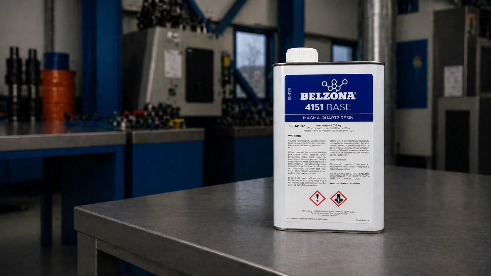 Belzona 4151 Magma Quartz Resin im industriellen Einsatz
