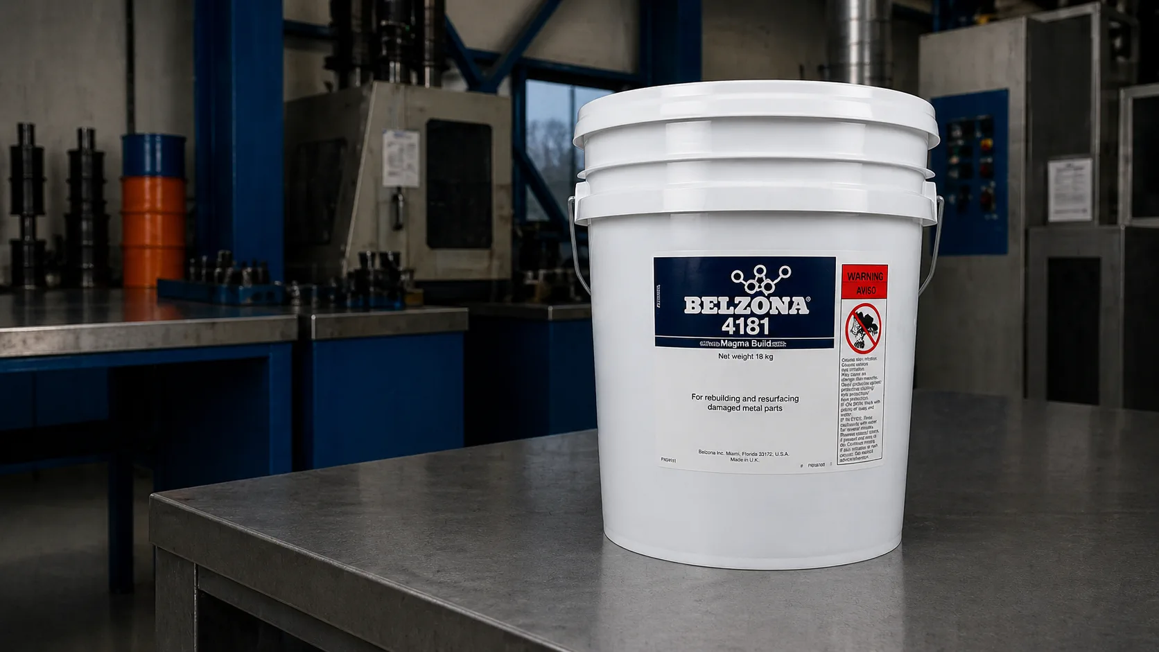 Belzona 4181 AHR Magma Quartz im industriellen Einsatz