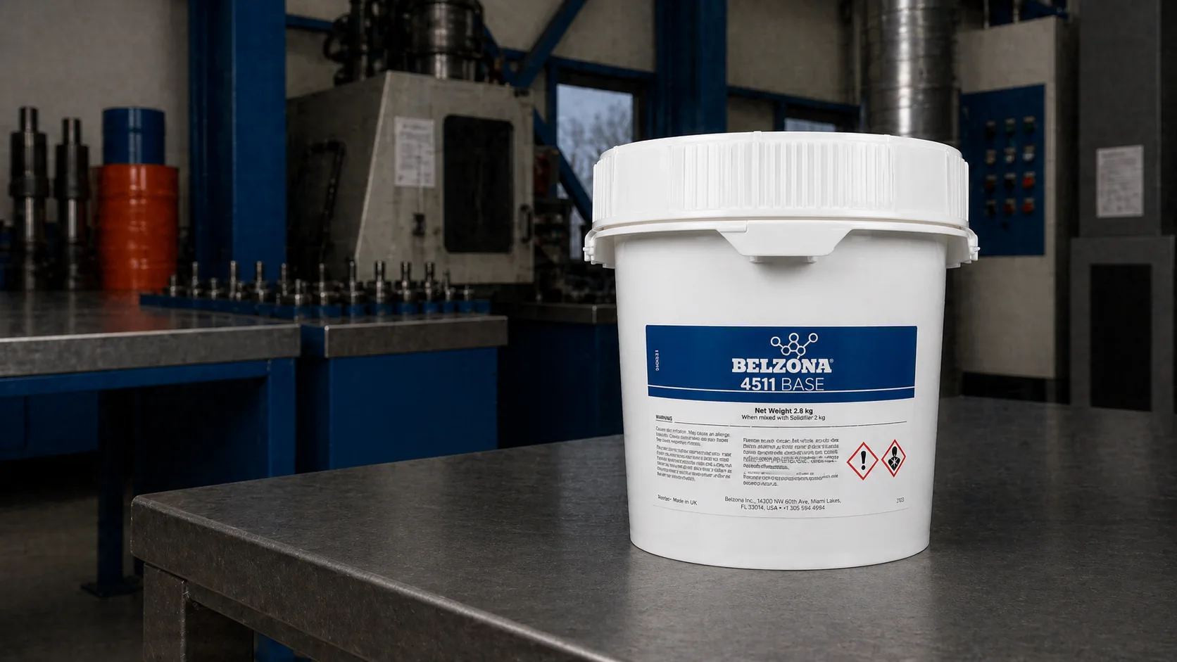 Belzona 4511 Magma Flex Hi Build im industriellen Einsatz