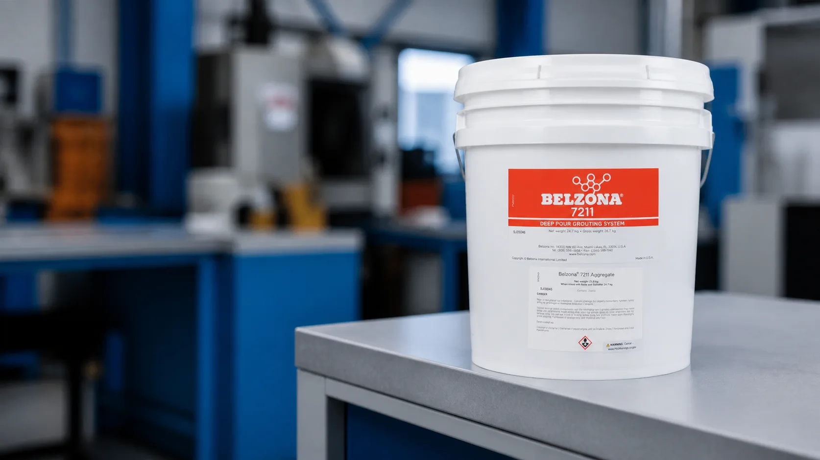 Belzona 7211 Grouting Compound im industriellen Einsatz