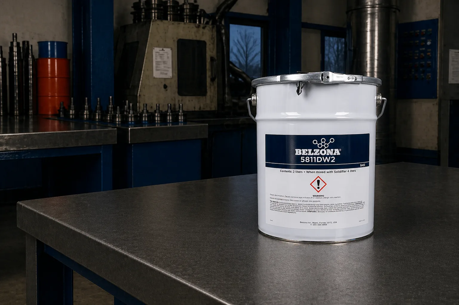 Belzona 5811DW2 5811 im industriellen Einsatz